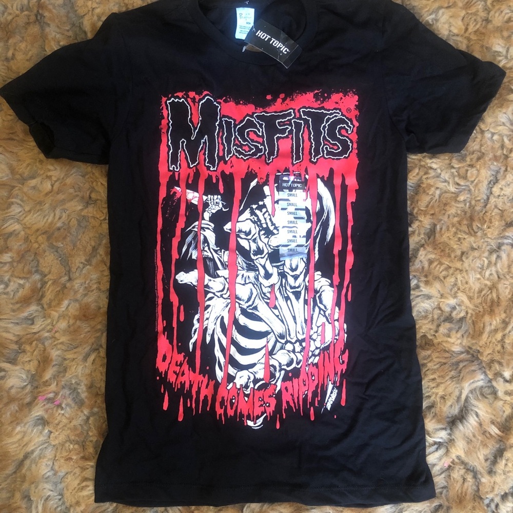 Misfits Death Comes Ripping Women’s Shirt Small